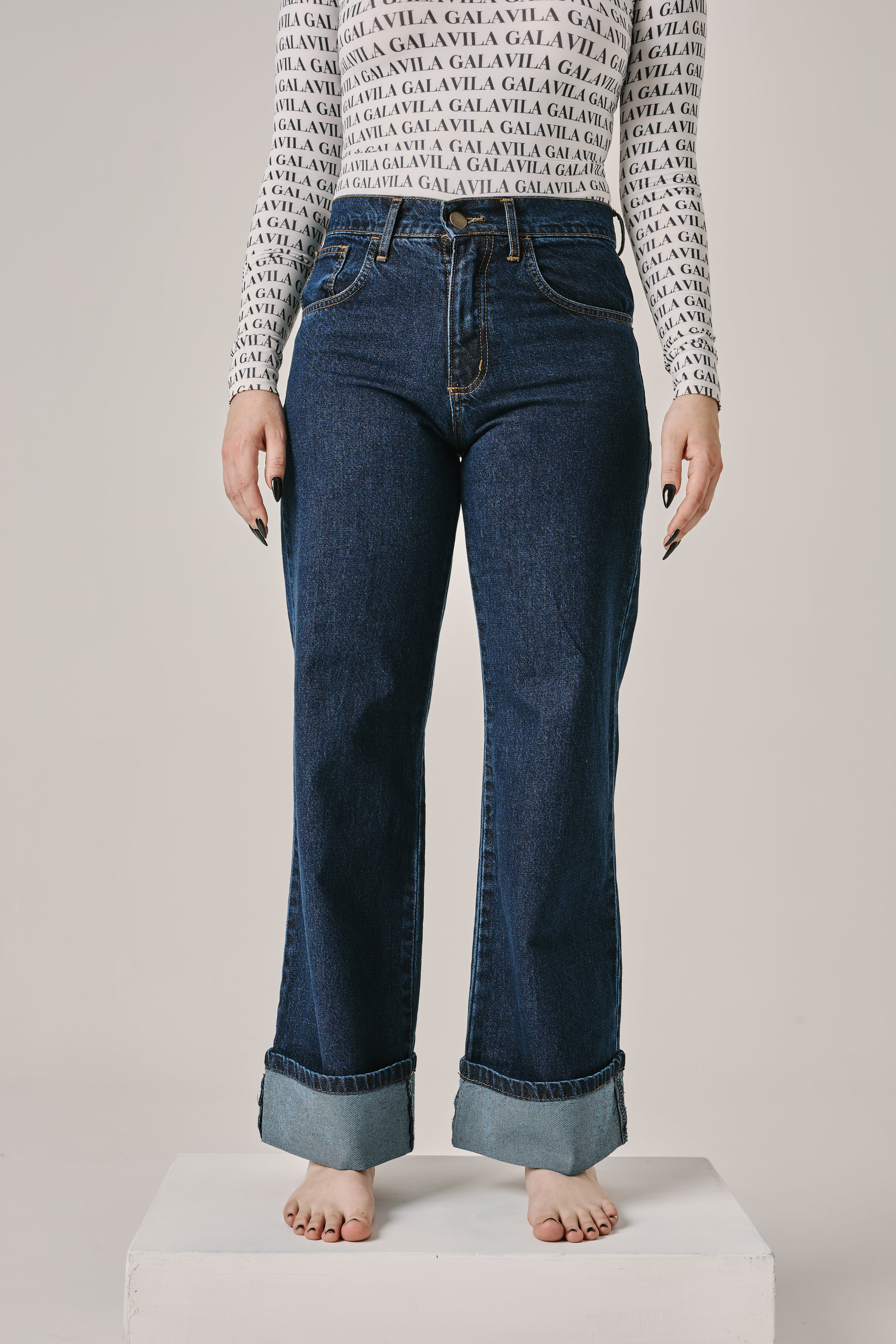 Jean Vila recto índigo