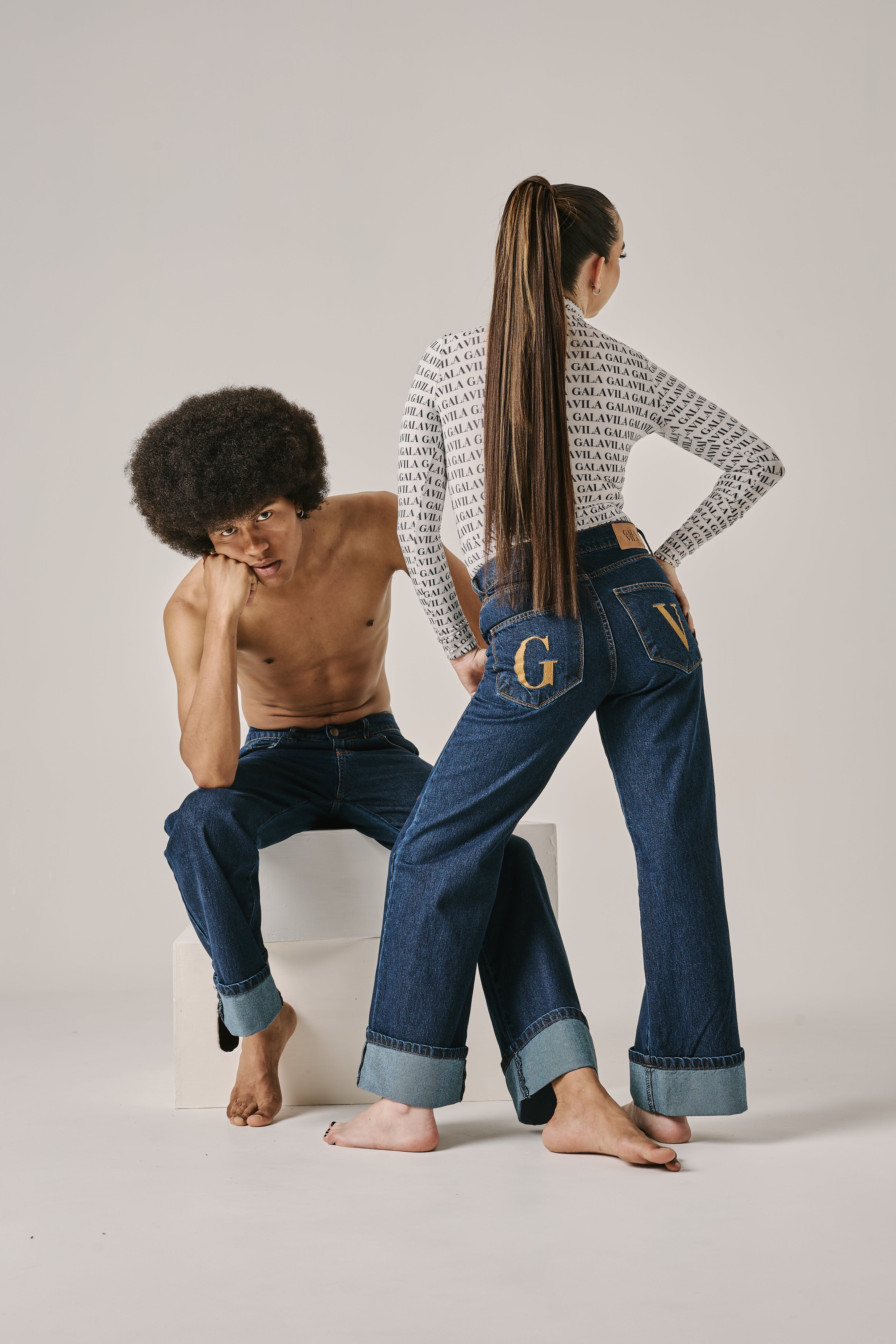 Jean Vila recto índigo