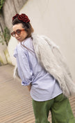 Camisa Ana Marcela Rayada