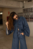 Jean Wide Over Alexia Azul