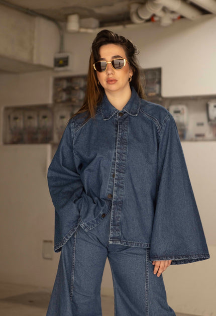 Camisa Juana Denim Azul