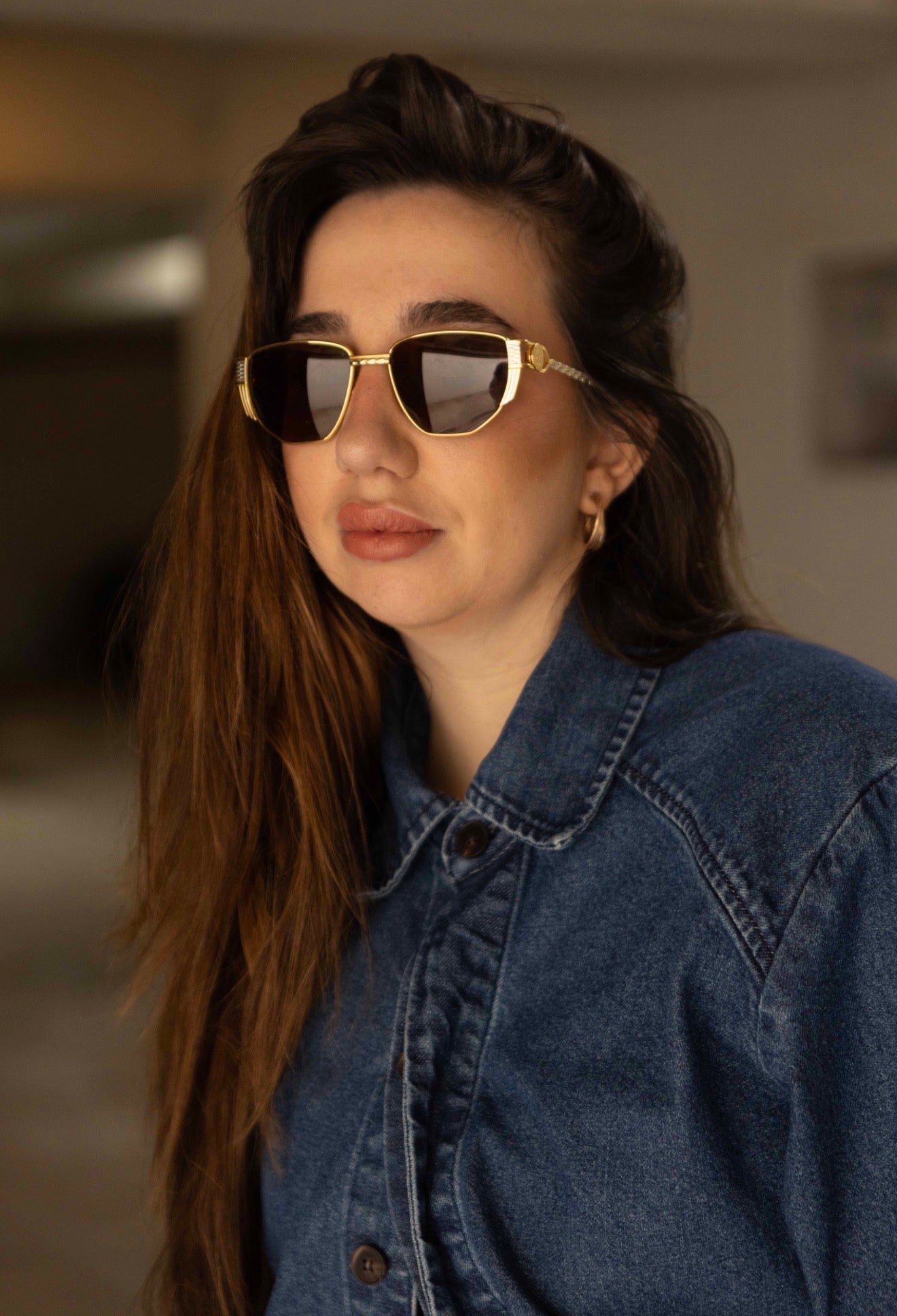 Camisa Juana Denim Azul